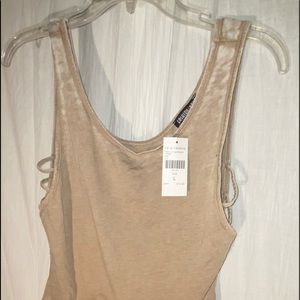 Nude/Tan Snap Bodysuit